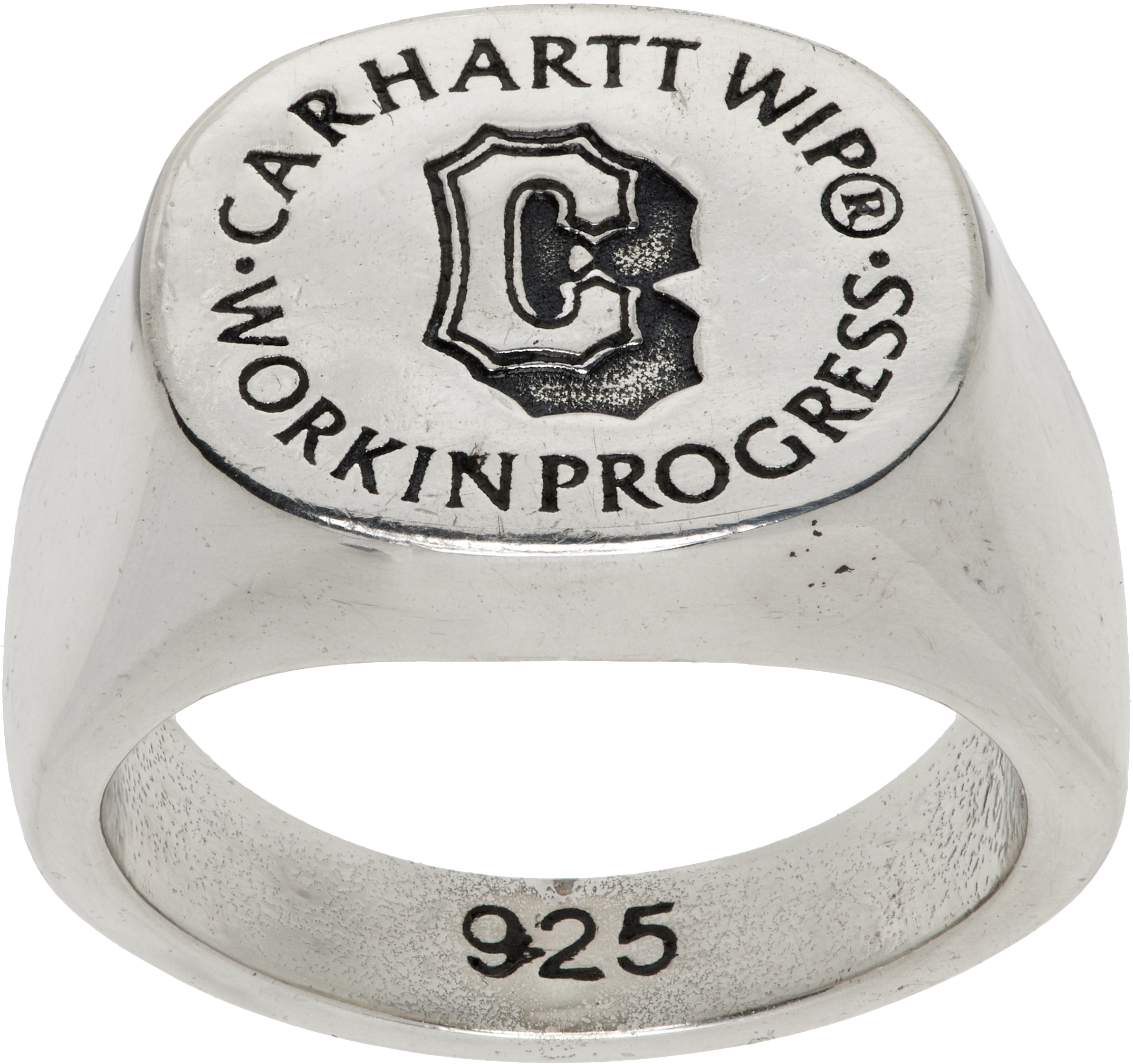 Silver Varsity Signet Ring