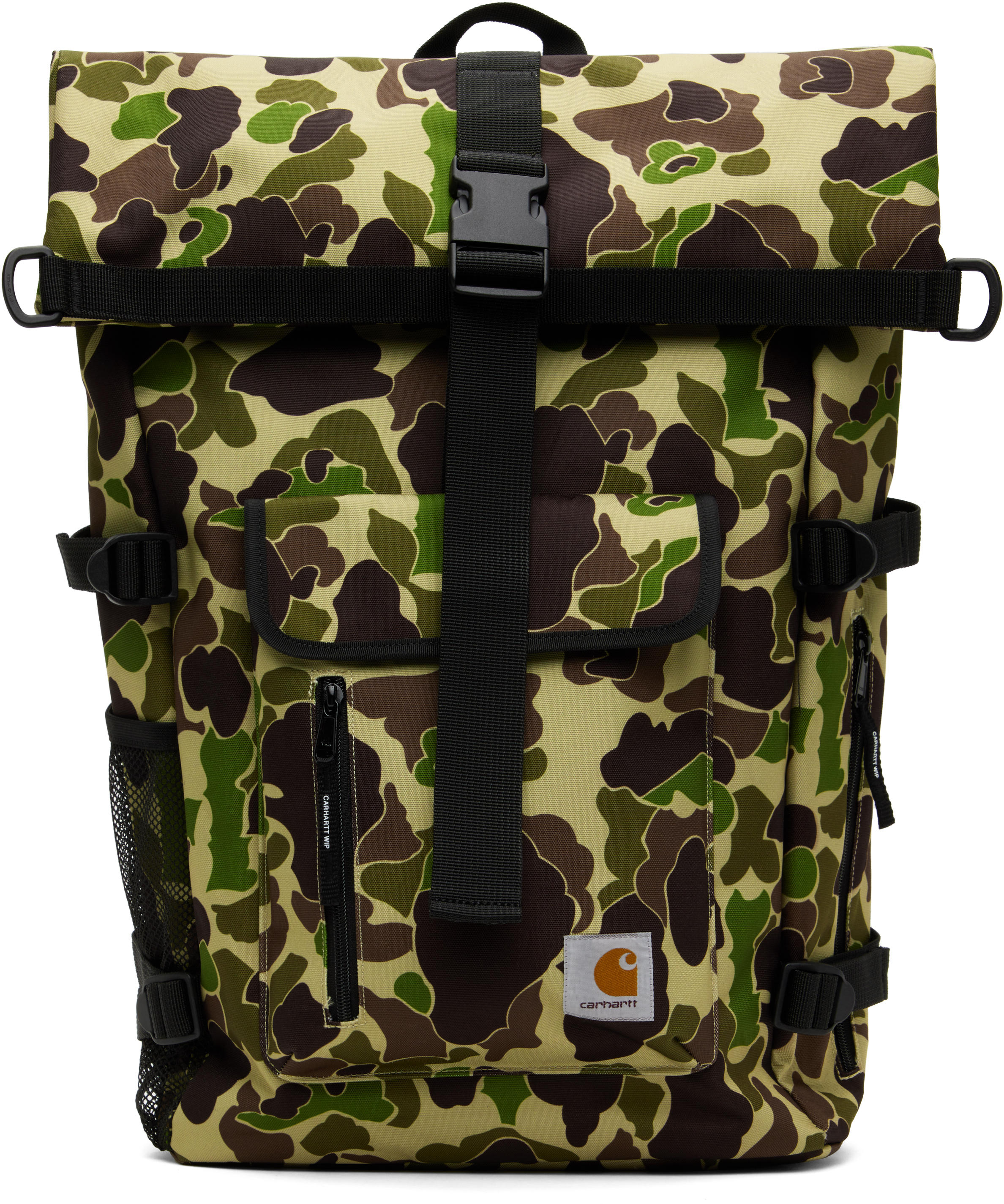 Shop Carhartt Khaki Philis Backpack In 2eqxx Camo Duck Gree