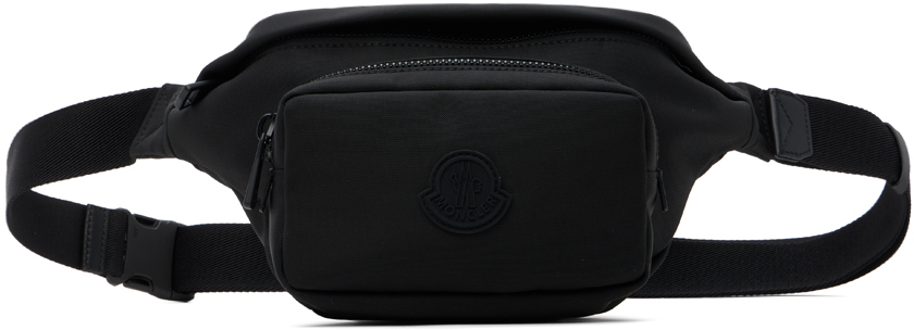 Shop Moncler Black Durance Pouch In 999 - Black