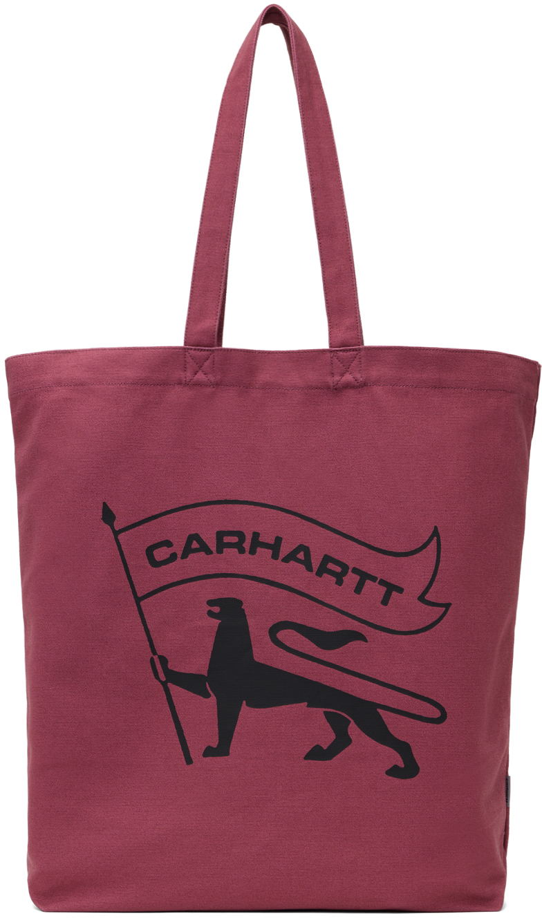 Shop Carhartt ピンク Stamp トートバッグ In Xx 2b0 Dusty Fuchsia