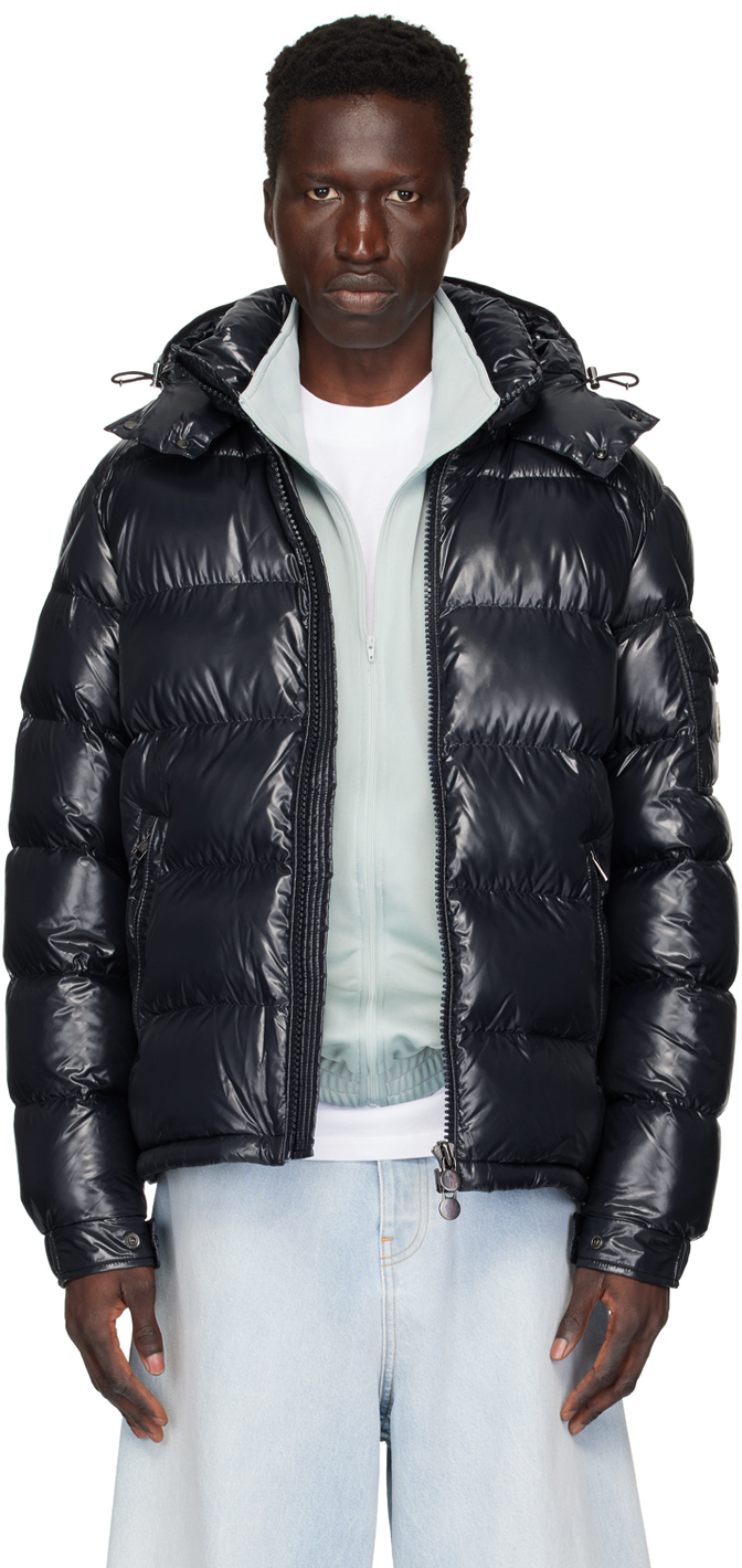 Navy Maya Short Down Jacket