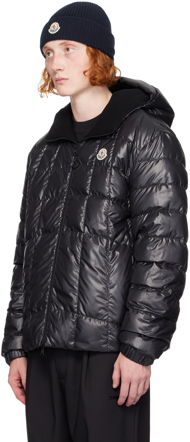 Moncler Double-sided Hooded Down Jacket In P99 - Green And Gray