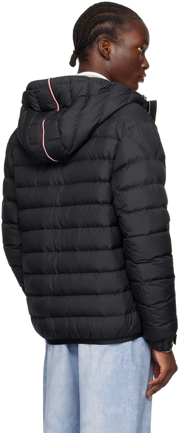 Moncler Zip-up Padded Jacket In 999 - Black