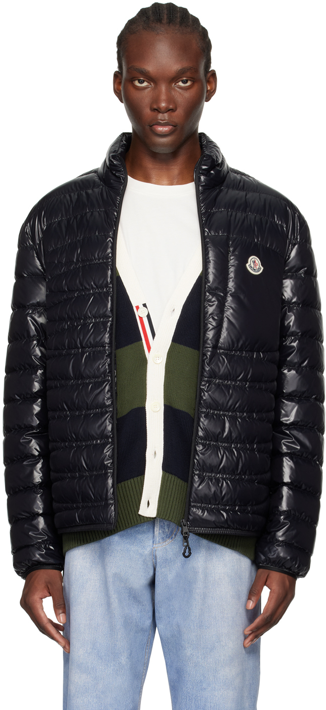 Moncler: ブラック Leveche ショート ダウンジャケット | SSENSE