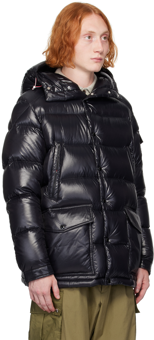 Moncler Black Chiablese Down Jacket In 999 - Black