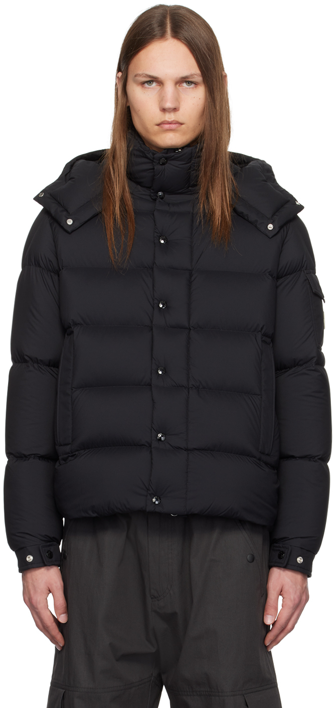 Shop Moncler Black Vezere Down Jacket In 999 - Black