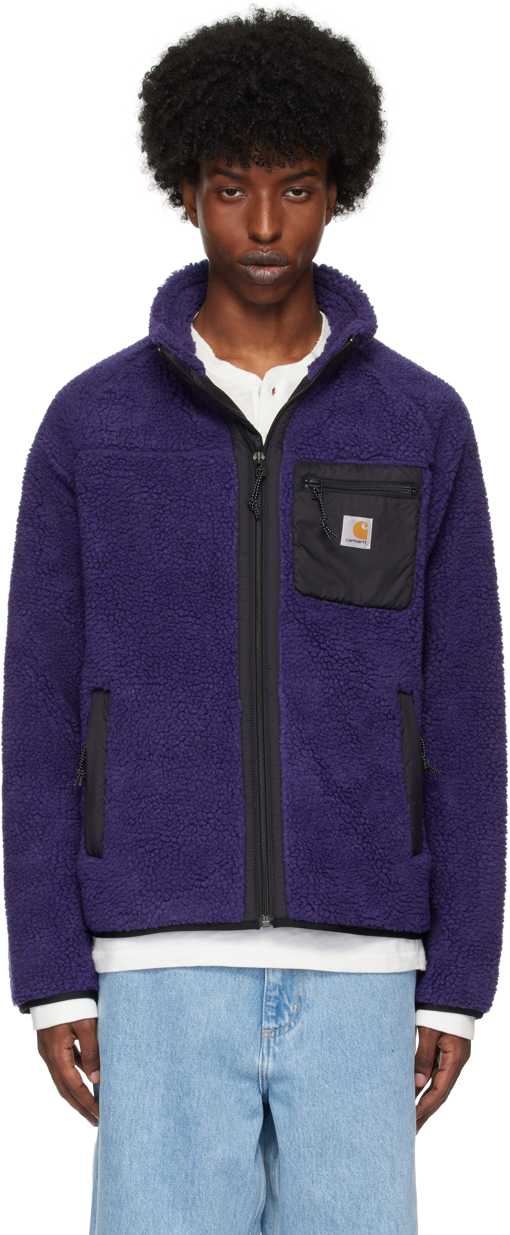 CARHARTT BLUE PRENTIS LINER JACKET 