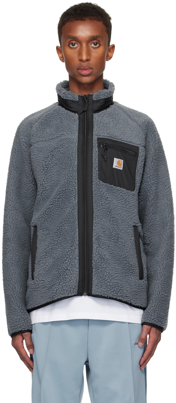 Shop Carhartt Gray Prentis Liner Jacket In 2epxx Dove Grey / Bl