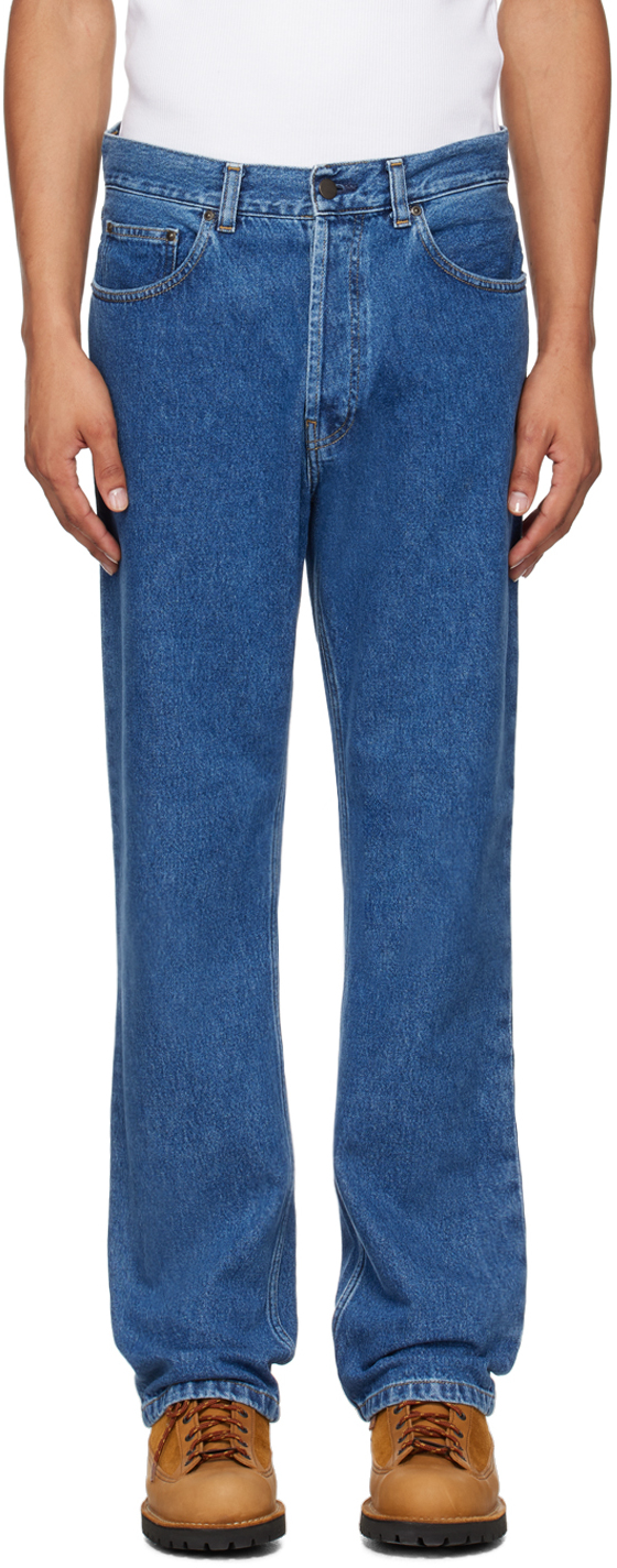 Shop Carhartt Blue Nolan Jeans In 60 01 Blue