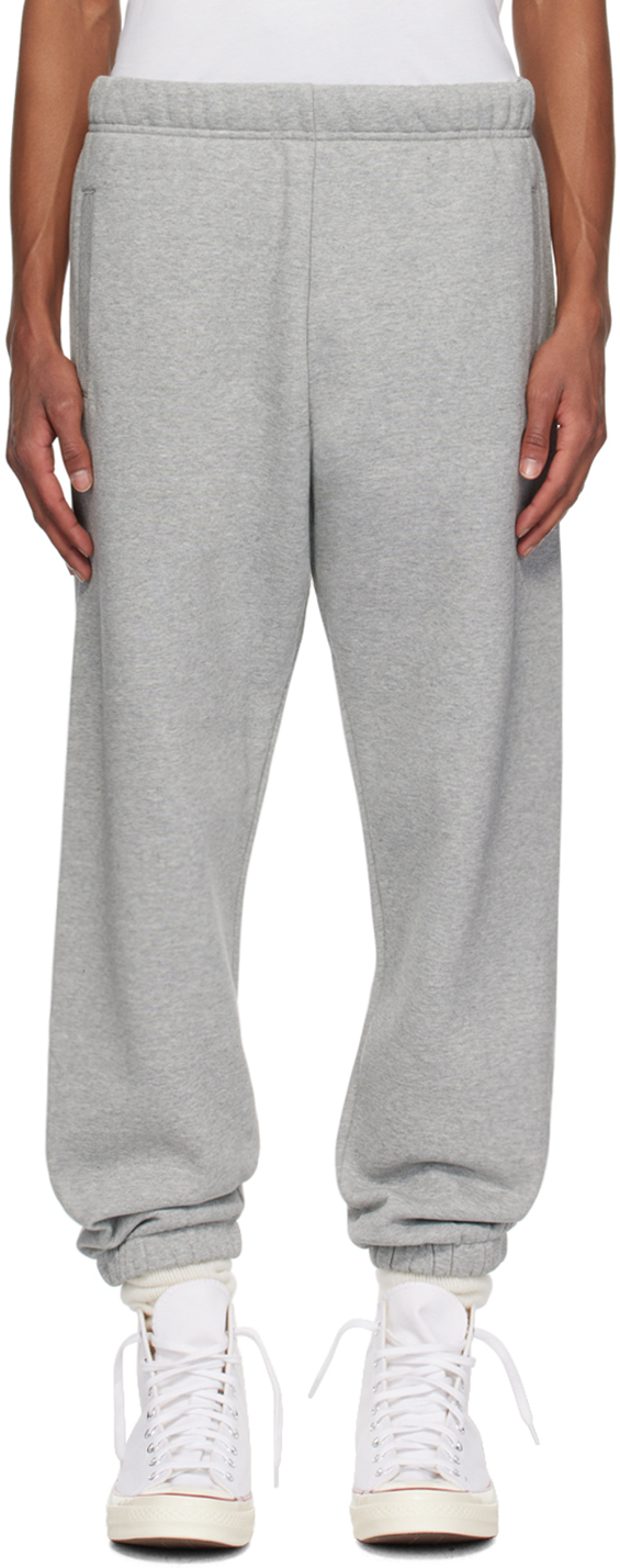 Shop Carhartt Gray Chase Sweatpants In 00mxx Grey Heather /