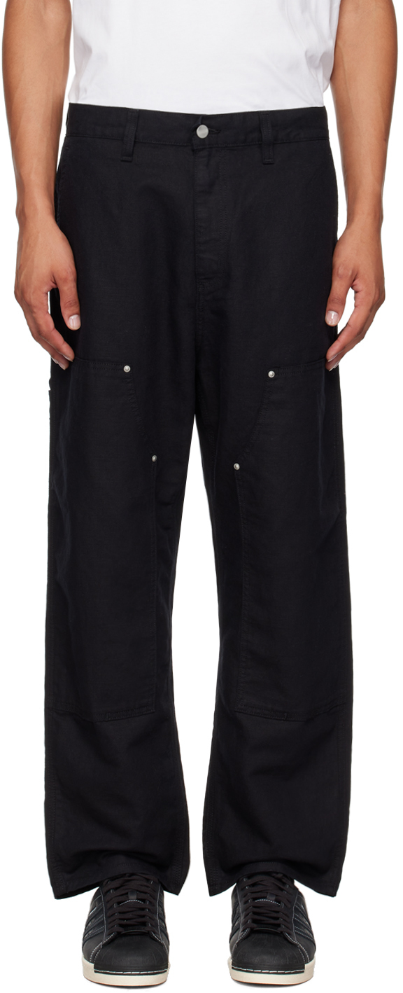 Shop Carhartt Black Walter Trousers In 8902 Black