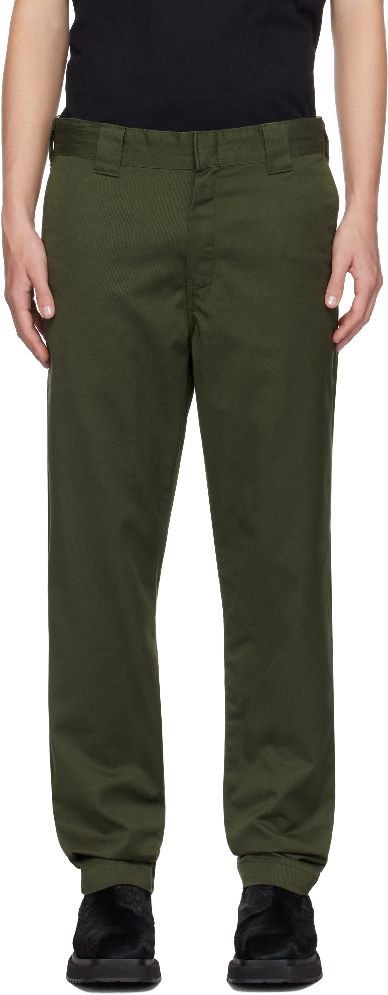 Shop Carhartt Green Master Trousers In 66602 Office Green