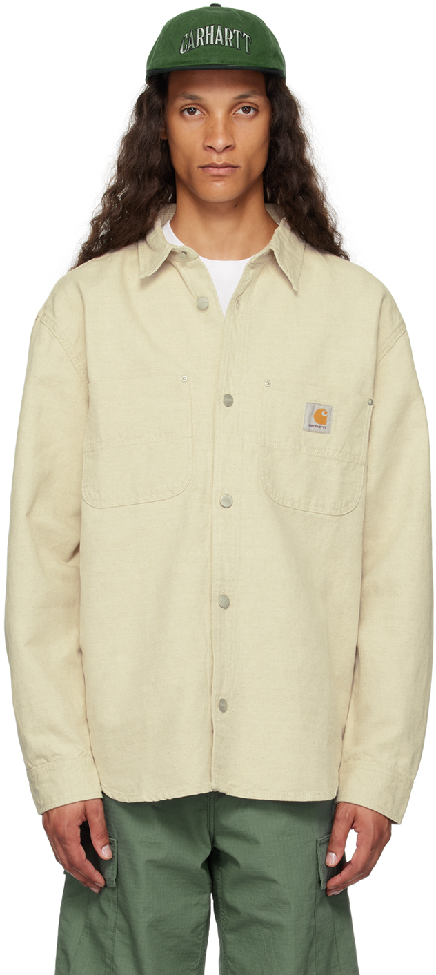 Shop Carhartt Beige Walter Jacket In 02 05 Natural