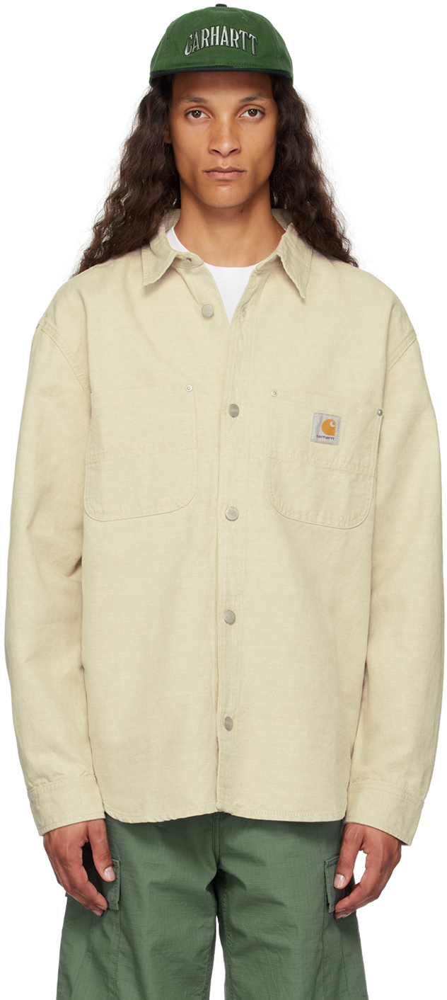 Carhartt work in progress beige walter jacket ssense