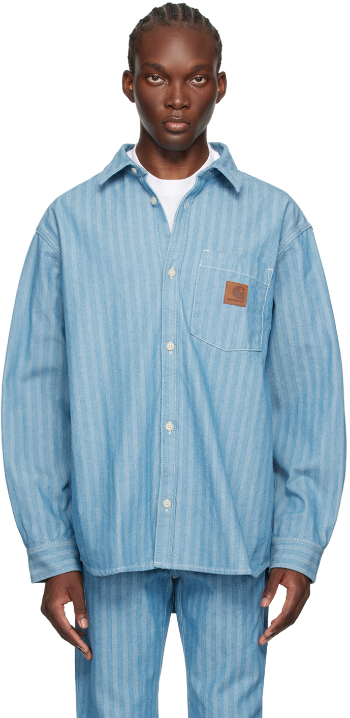 CARHARTT BLUE MENARD SHIRT 