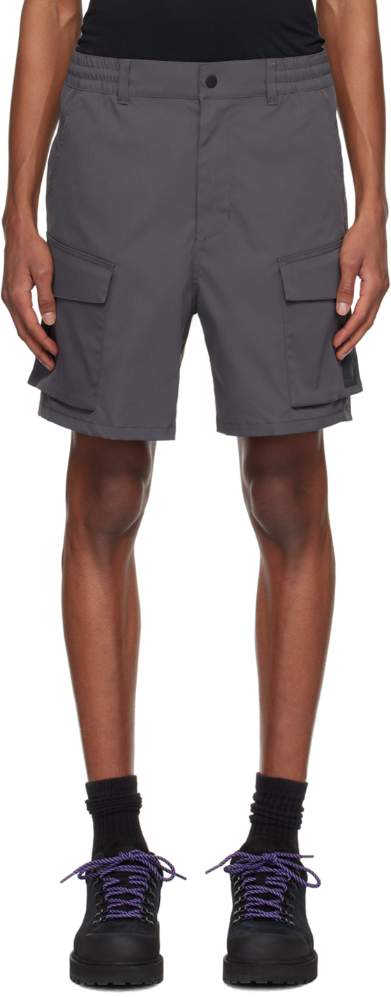 Shop Carhartt Gray Balto Shorts In Xx 87 Graphite