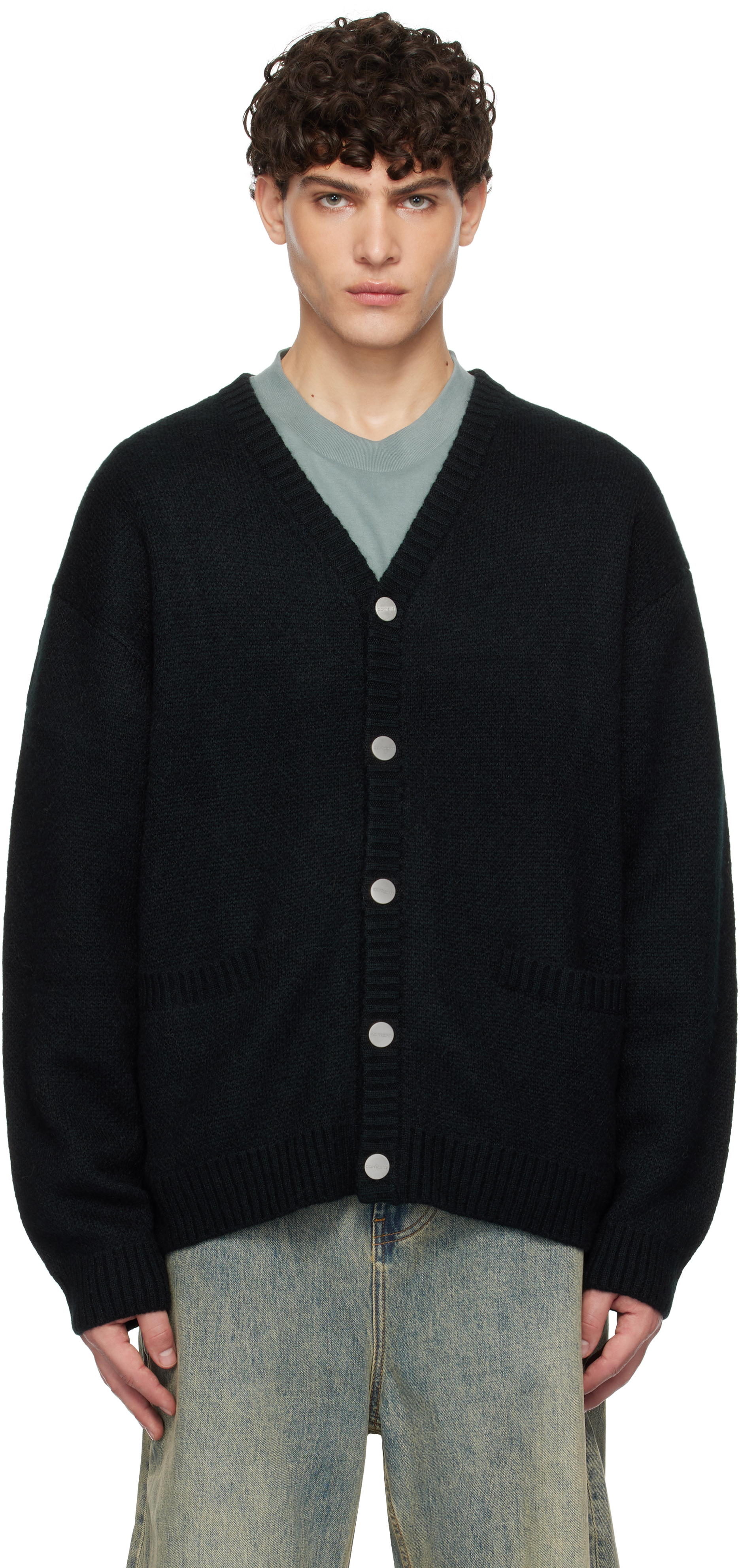 Black Merton Cardigan