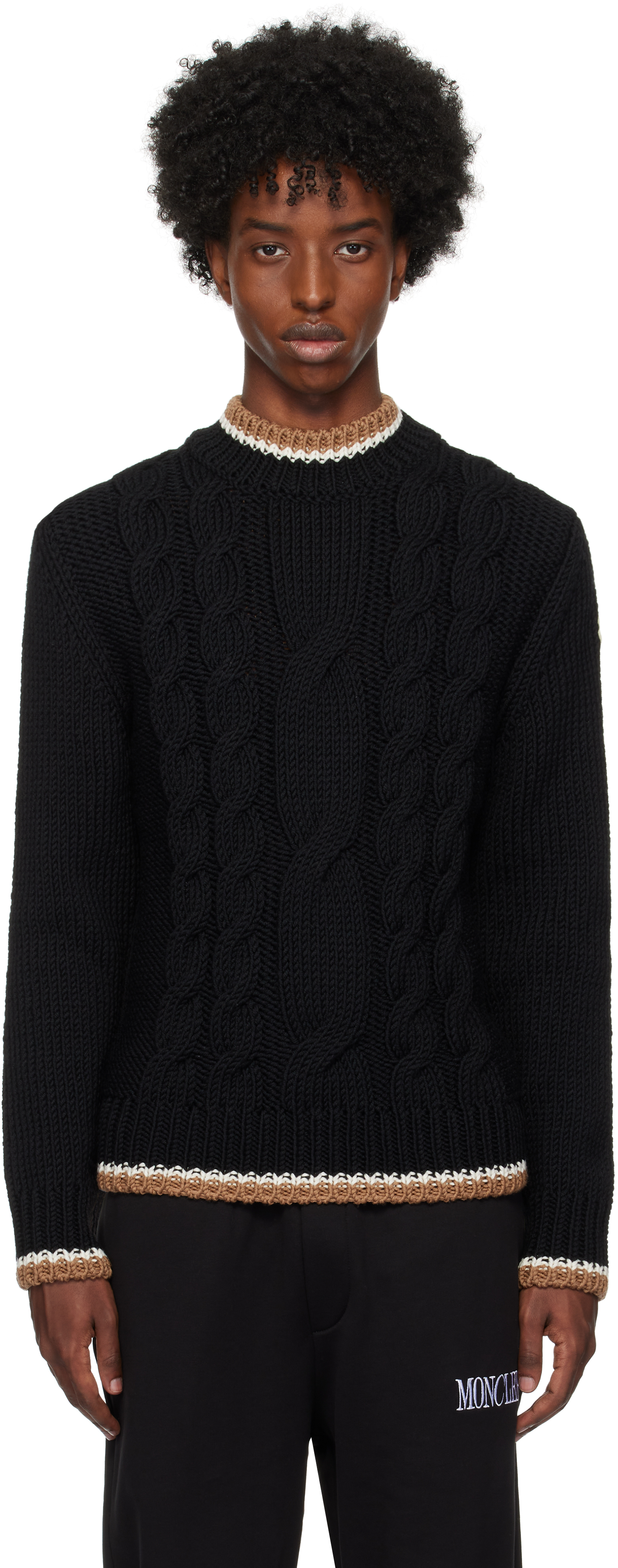 Black Virgin Wool Sweater