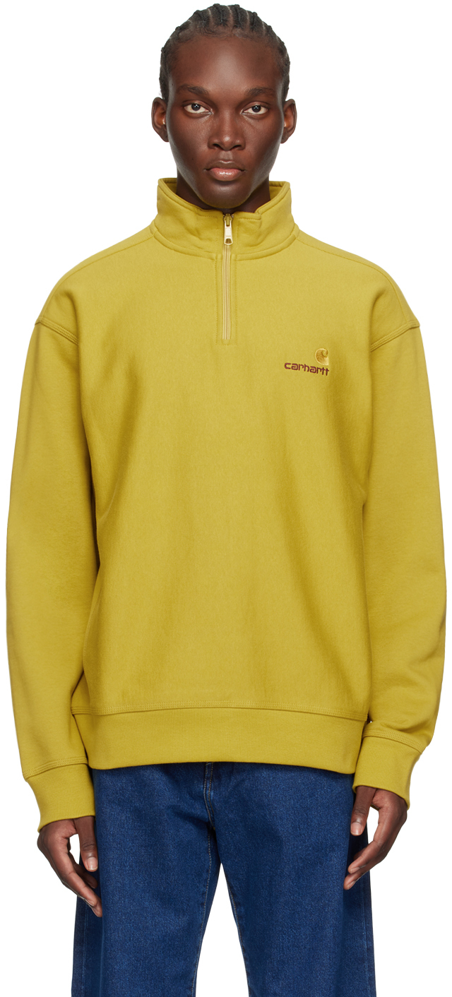 Yellow American Script Sweatshirt