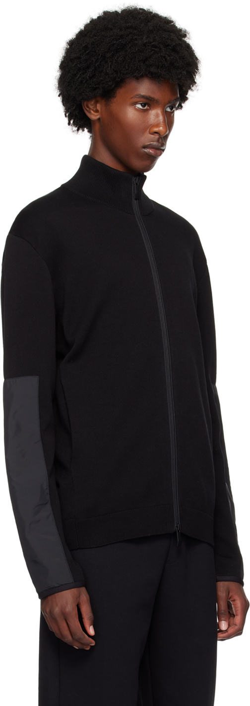Moncler Black Matt Sweater In 999 - Black