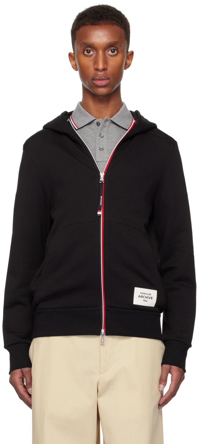 Black Zip-Up Hoodie