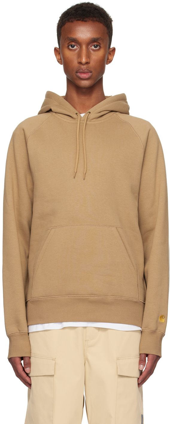 Tan carhartt hoodie on sale