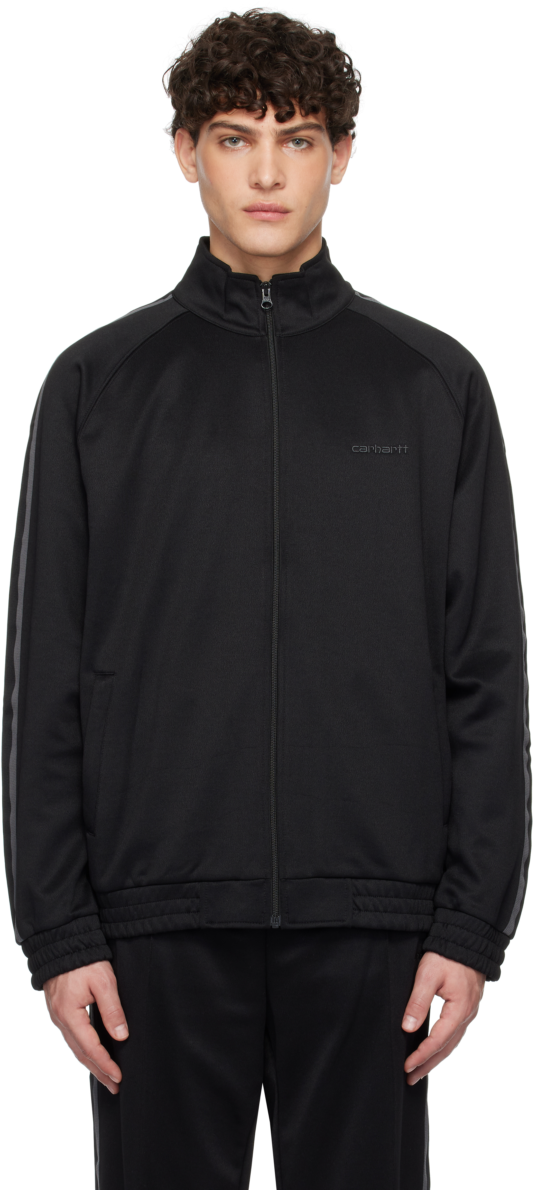 Black Bolan Track Jacket