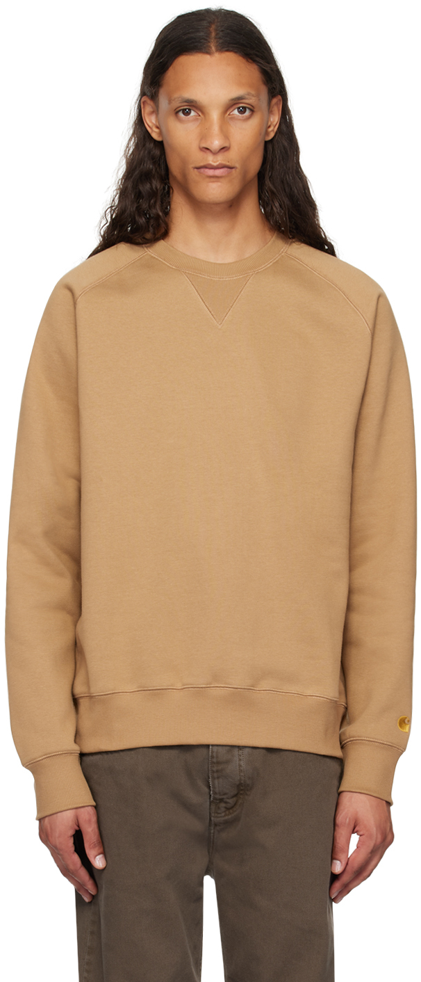 【人気！】Carhartt Work In ProgressタンChaseスウェットシャツ Carhartt Work In Progressのタン Chase スウェットシャツがセール中