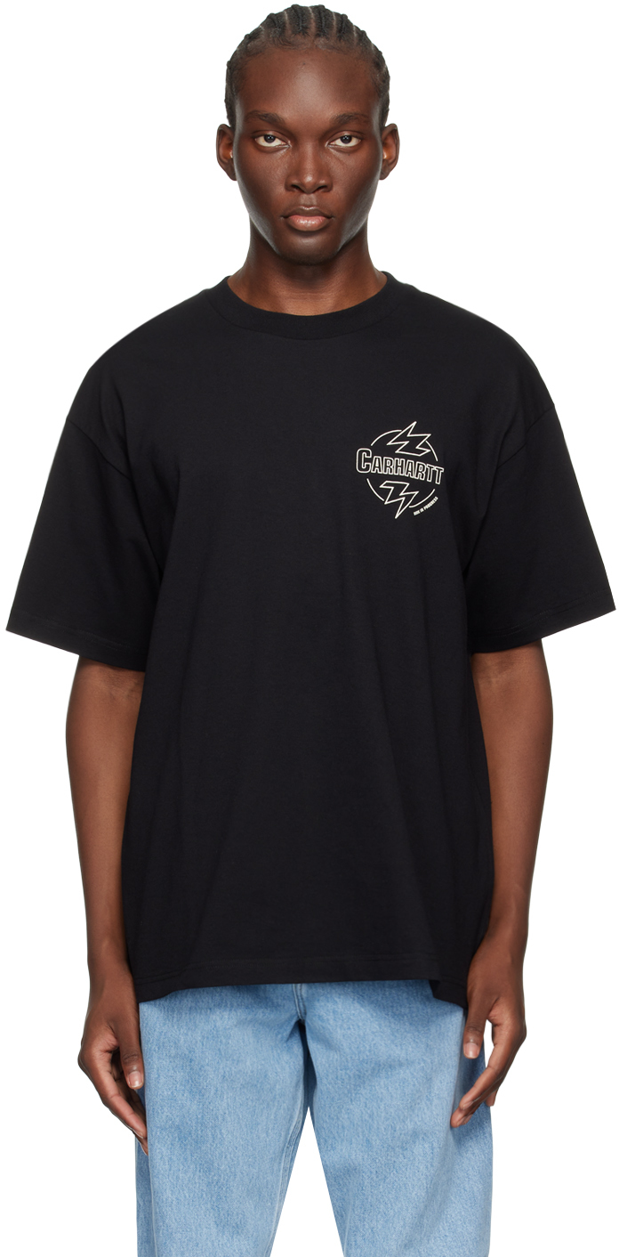 Carhartt Work In Progressのブラック Ablaze Tシャツがセール中