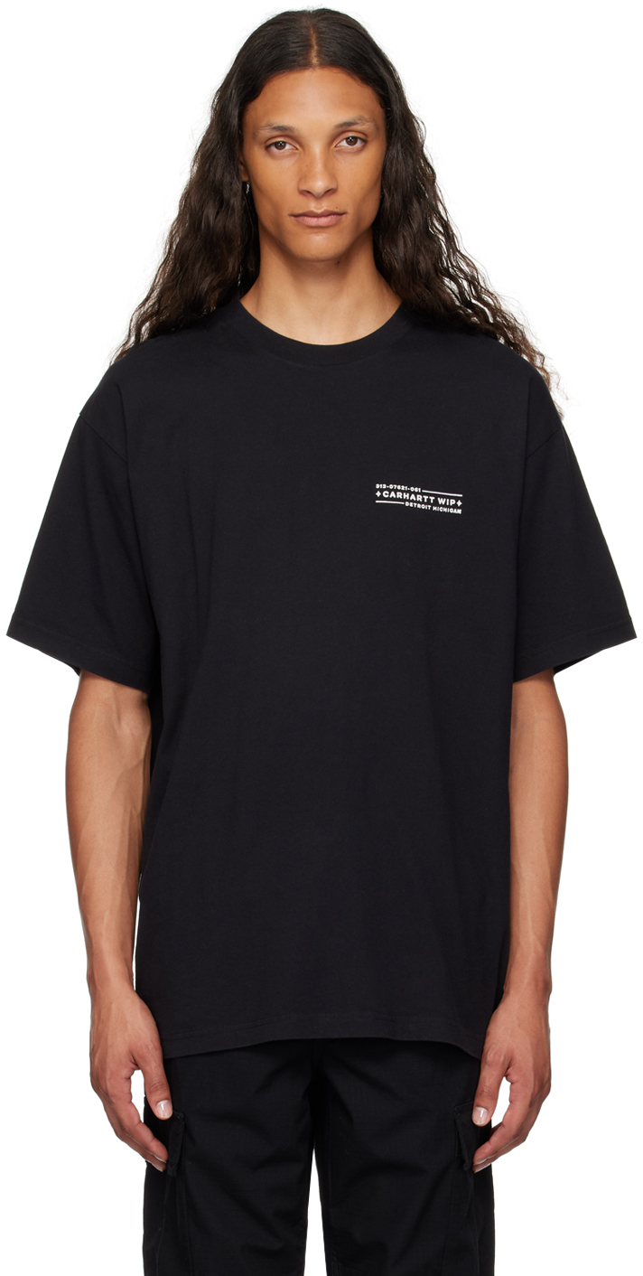 【関税込み】Carhartt Work In Progress ブラック Stamp Tシャツ Carhartt Work In Progressのブラック Stamp Tシャツがセール中