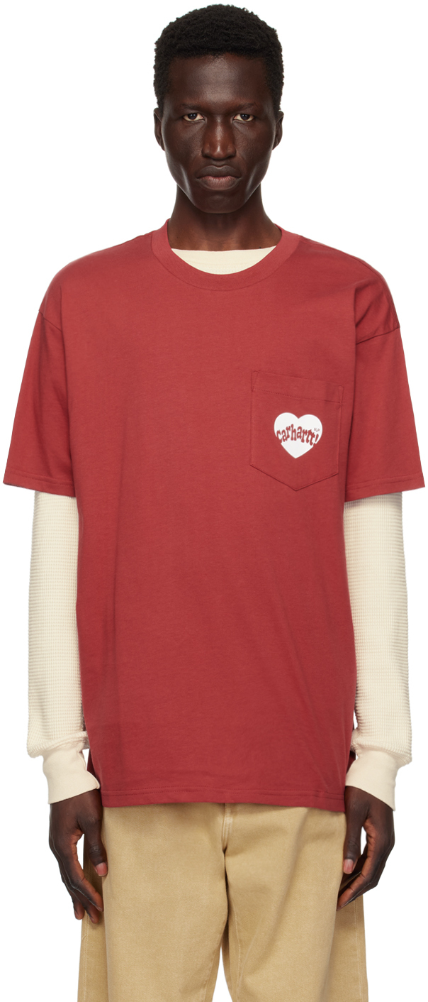 Red Amour Pocket T-Shirt