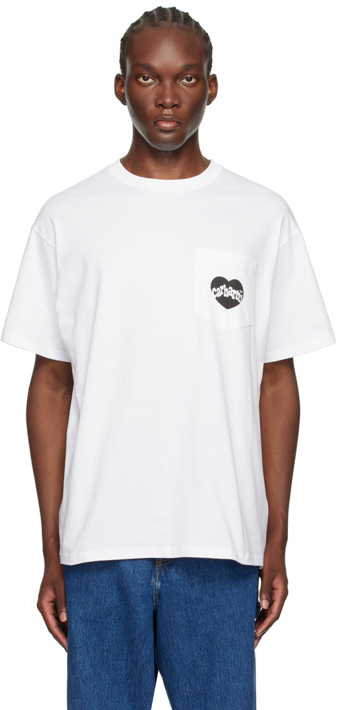 White Amour Pocket T-Shirt