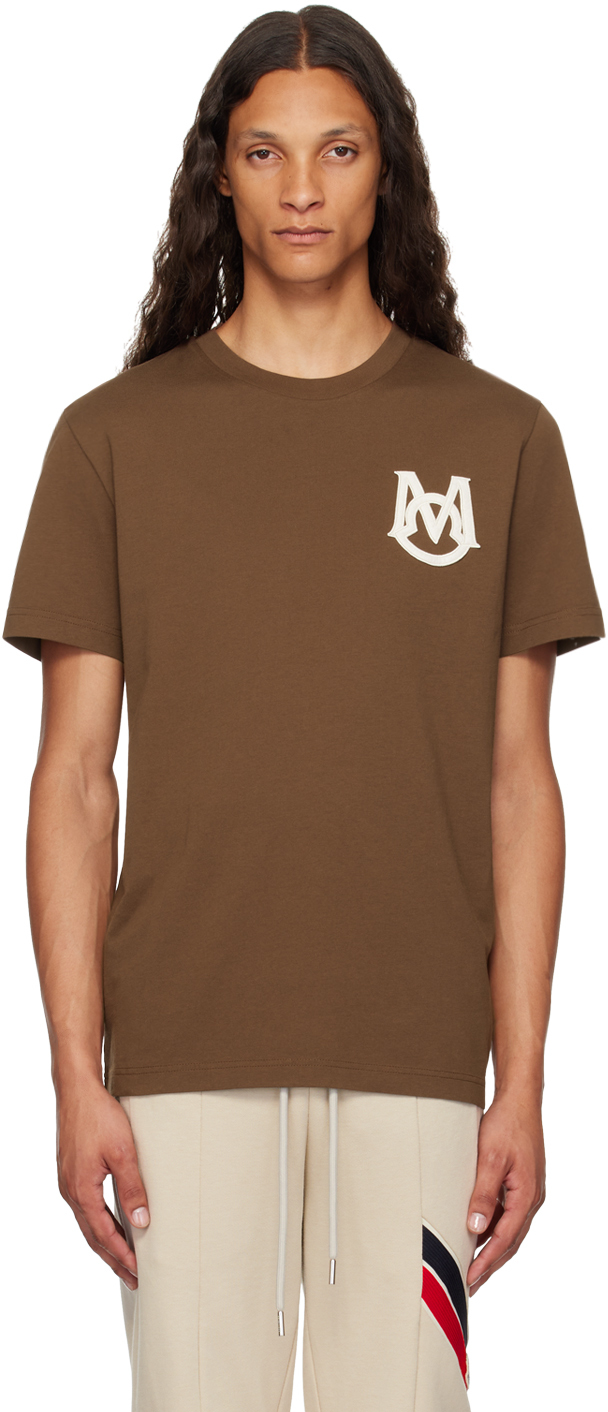 Brown Appliqué T-Shirt