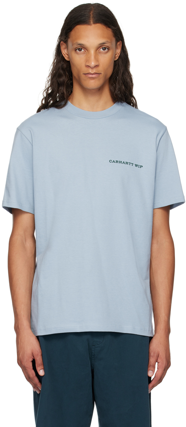Blue Home State T-Shirt by Carhartt Work In Progress on Sale