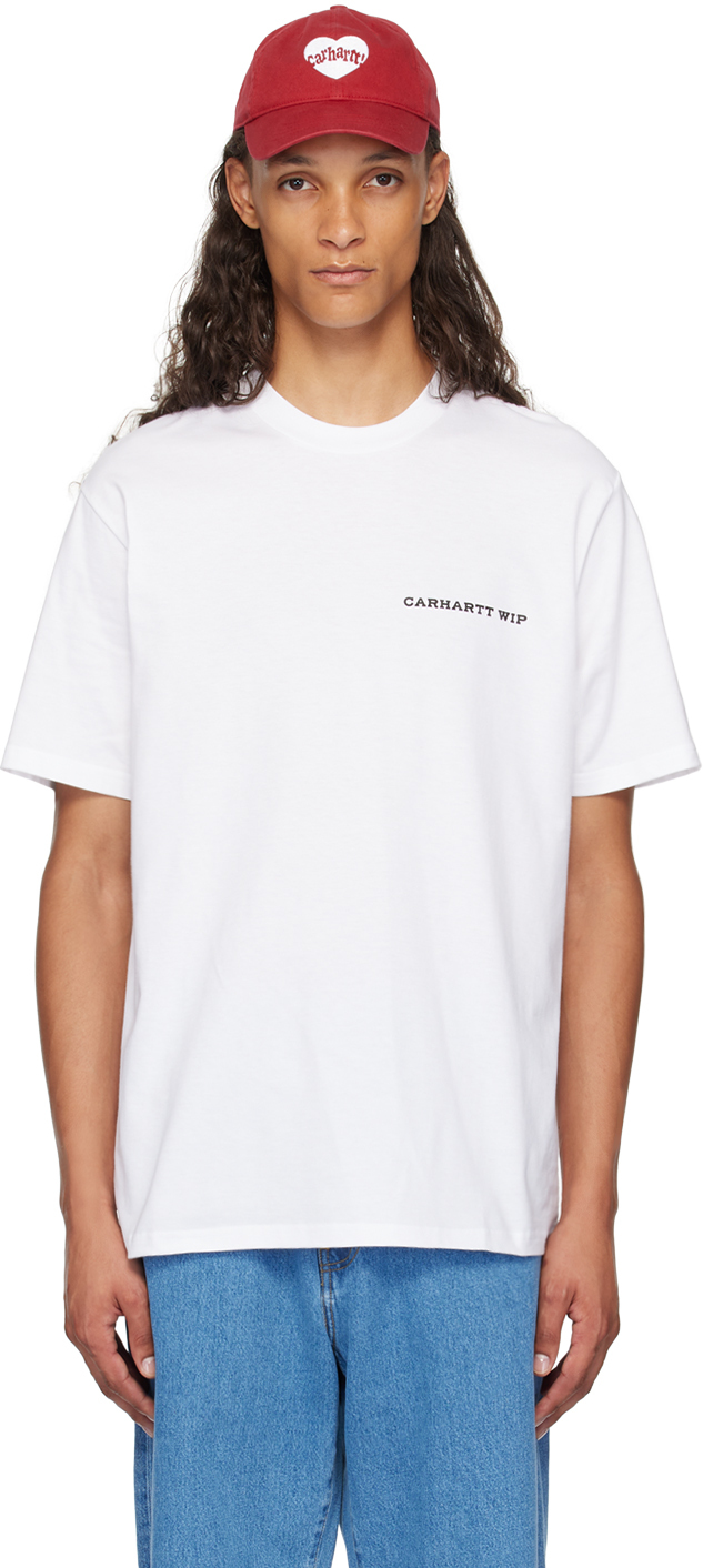 Shop Carhartt White Home State T-shirt In 02xx White