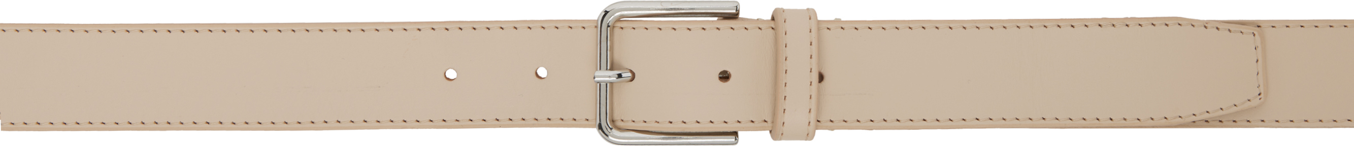 Beige Toni Leather Belt