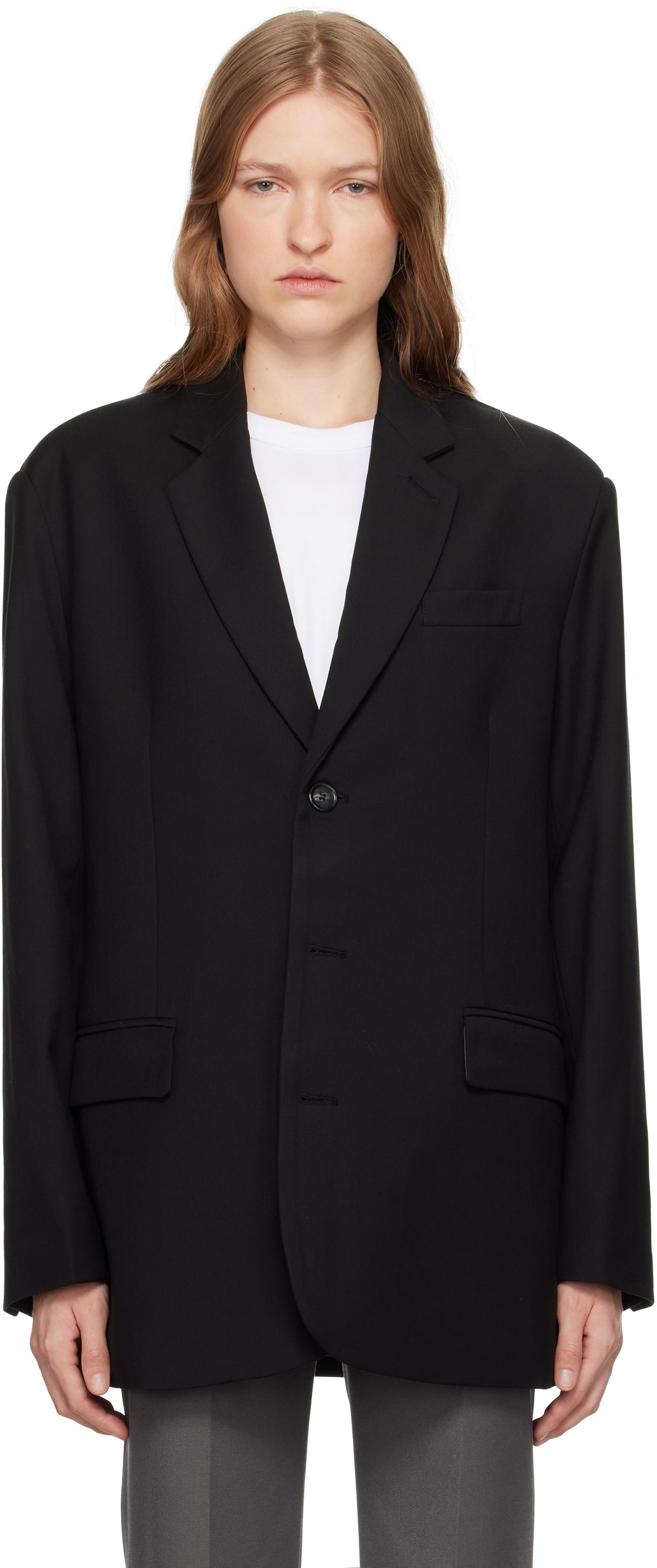 Black Gelso Oversized Blazer