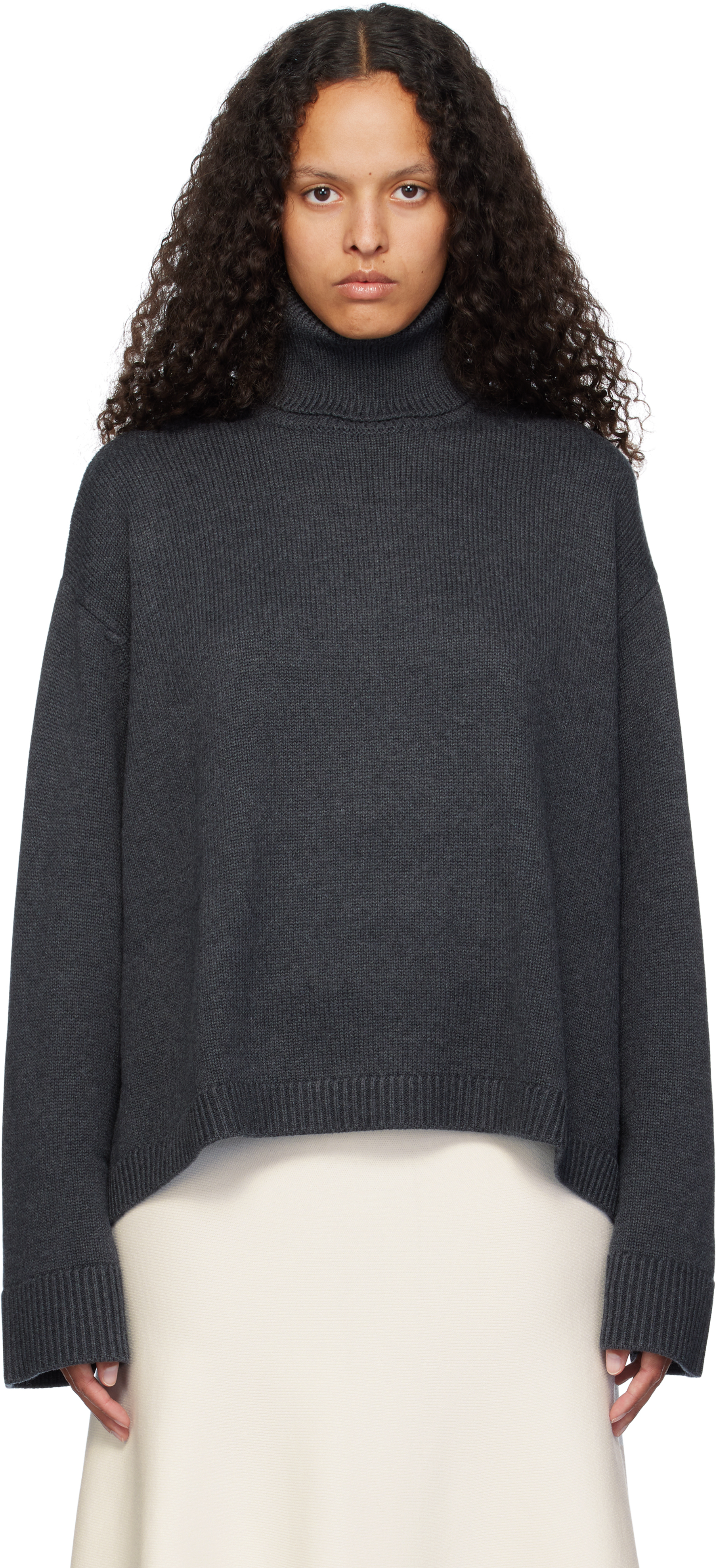 Gray Rhea Trapeze Turtleneck