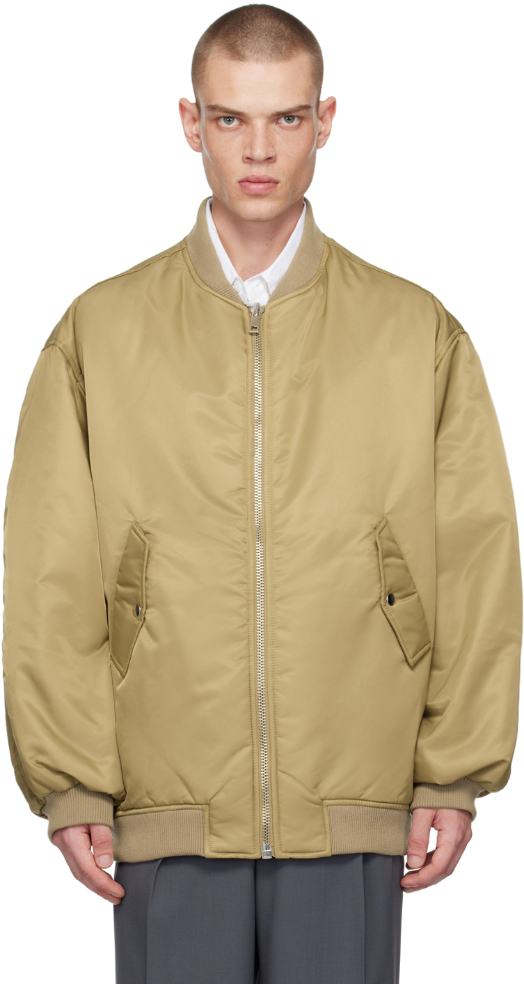 Tan Astra Bomber Jacket