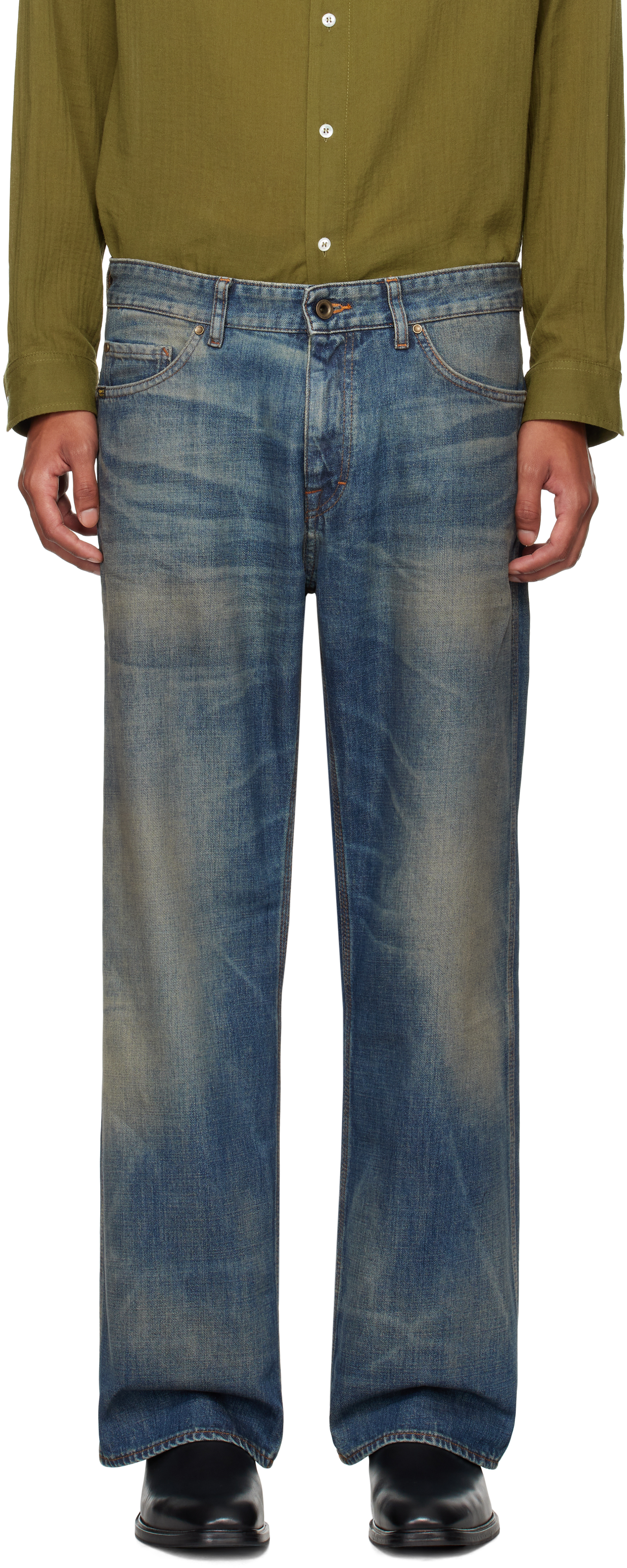 TIGER OF SWEDEN BLUE TILLE JEANS 