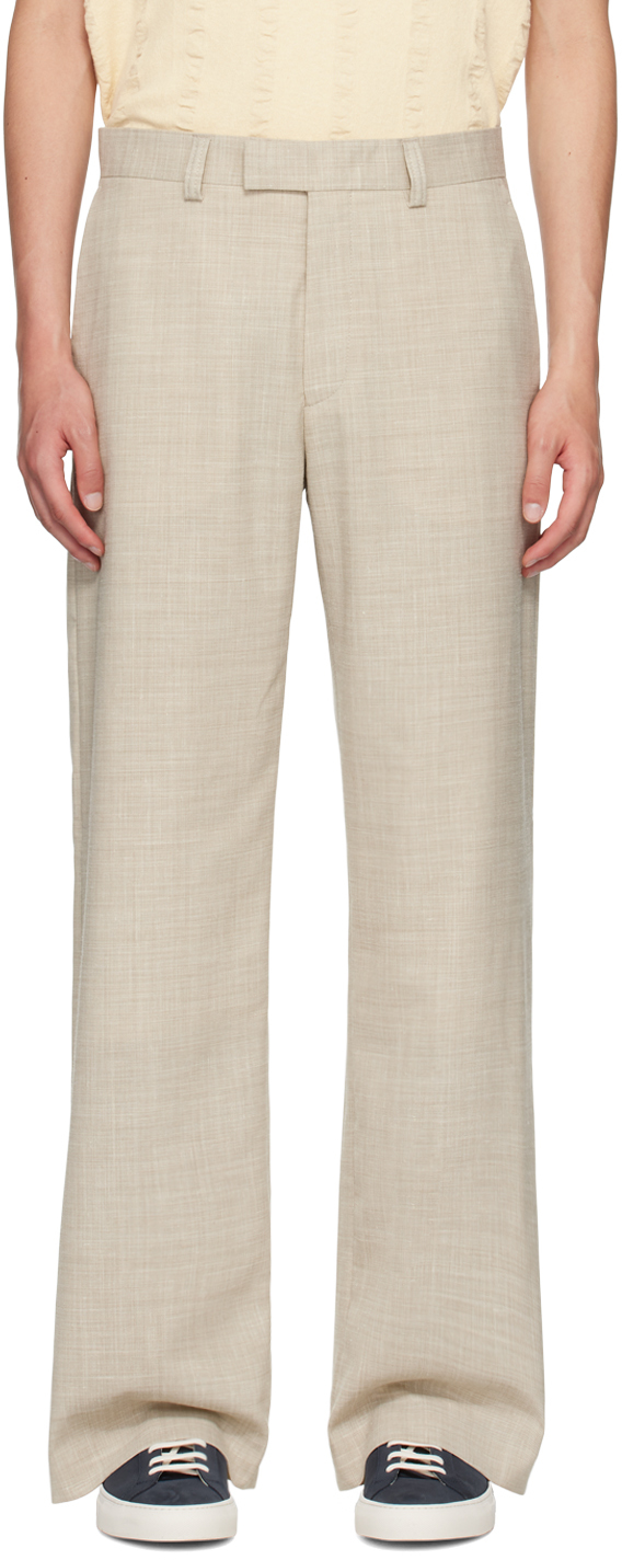 Beige Trevon Trousers