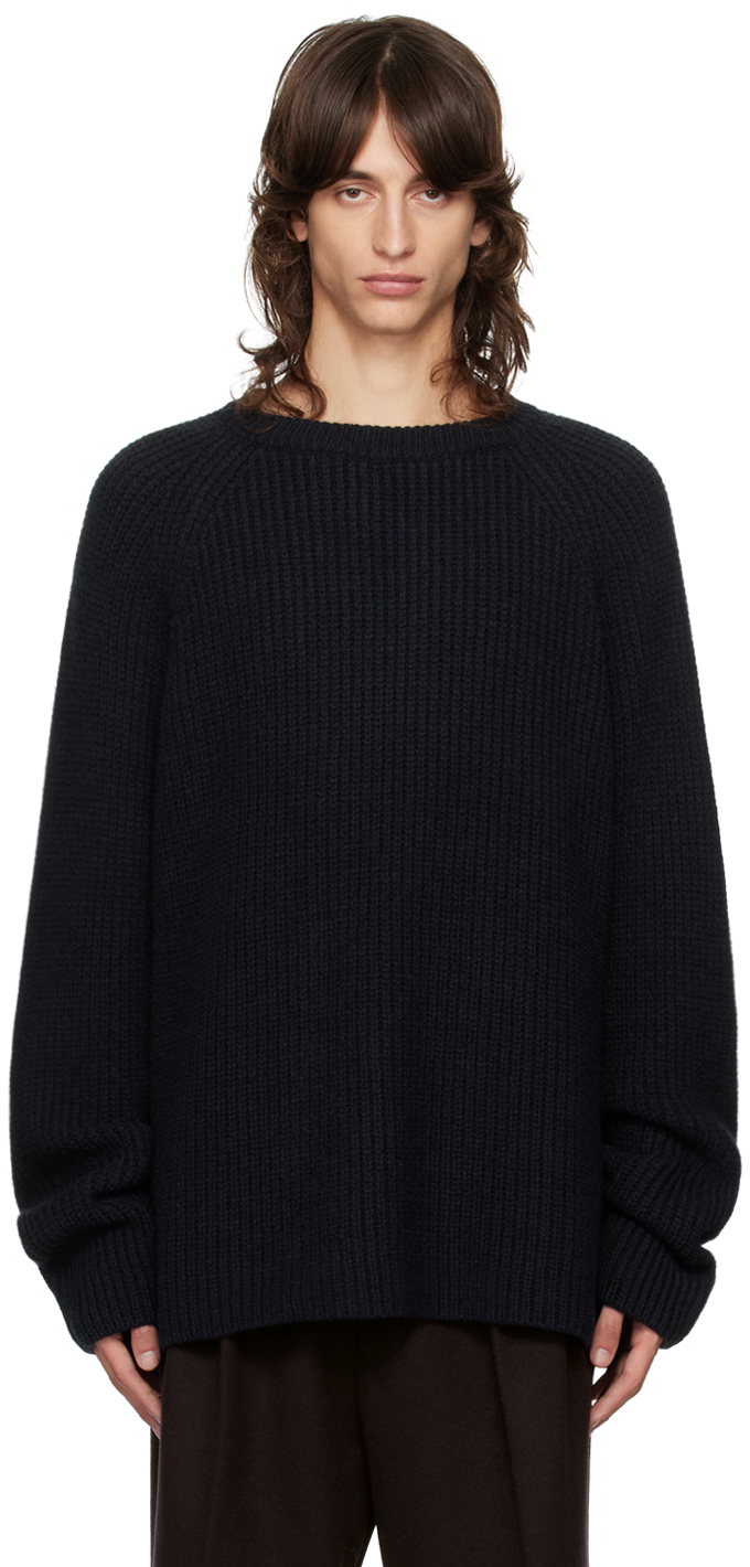 Navy Carter Crewneck Sweater