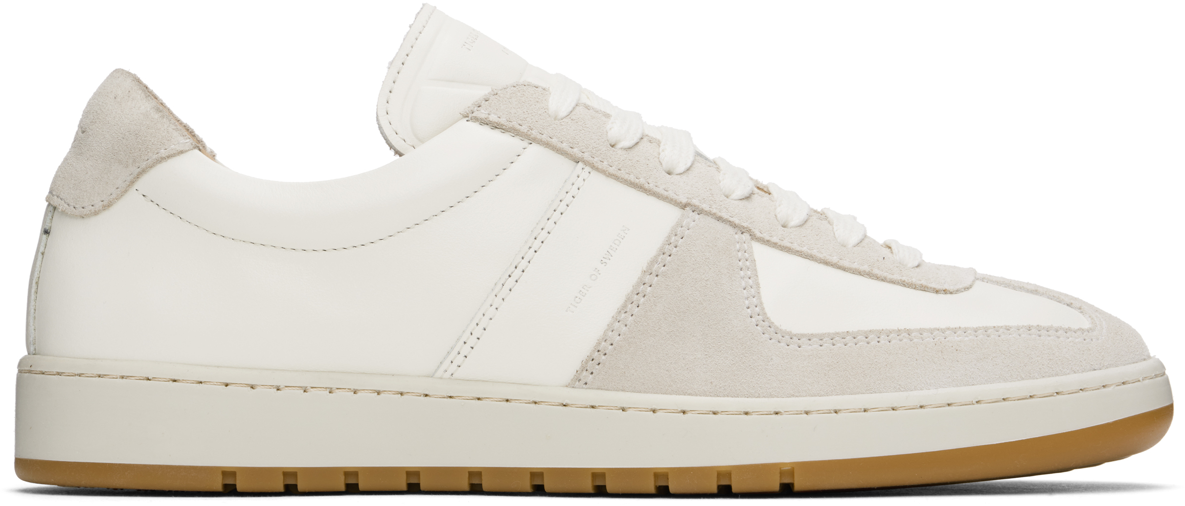 Shop Tiger Of Sweden Off-white Bellicu Sneakers In T4zoff White