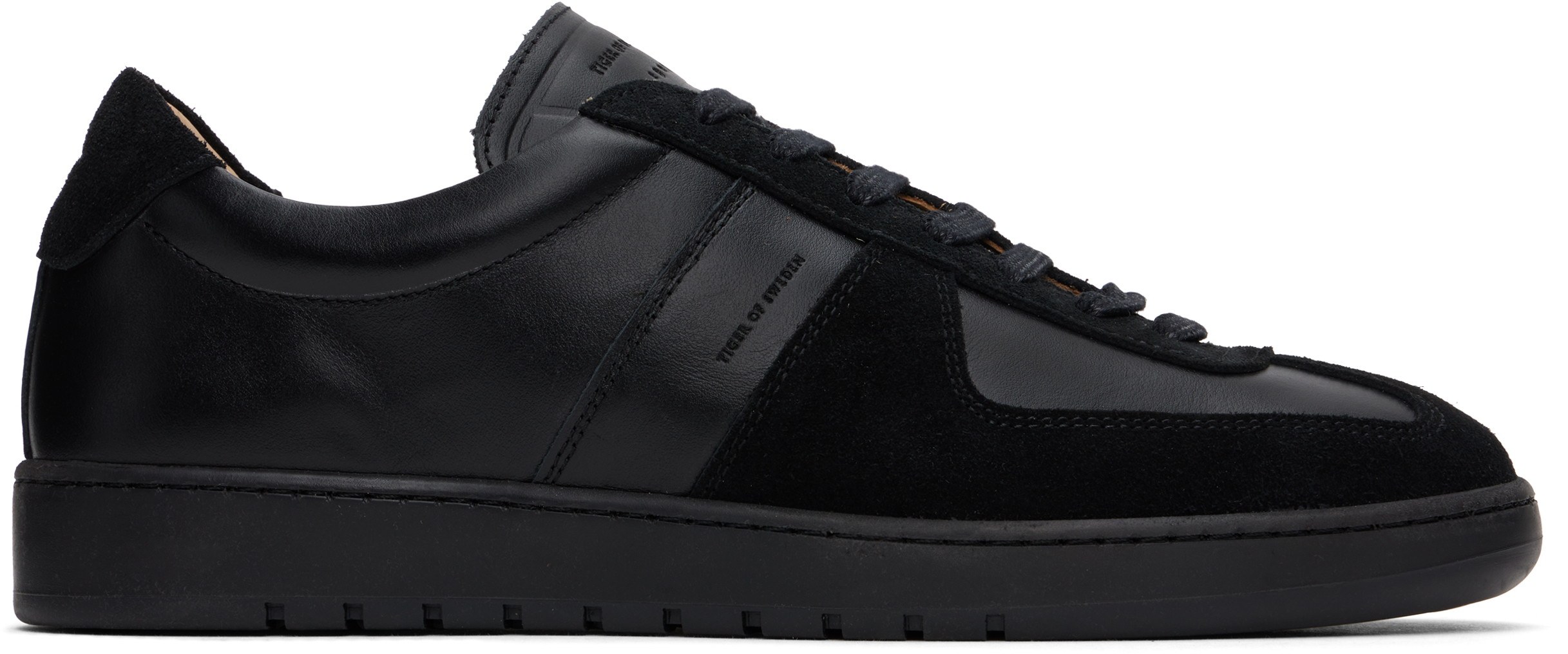 Shop Tiger Of Sweden Black Bellicu Sneakers In 050black