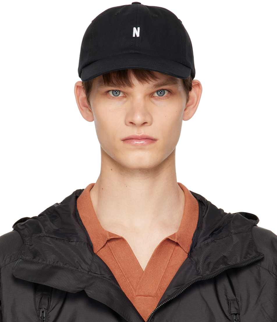 Shop Norse Projects ブラック ツイル スポーツキャップ In Black