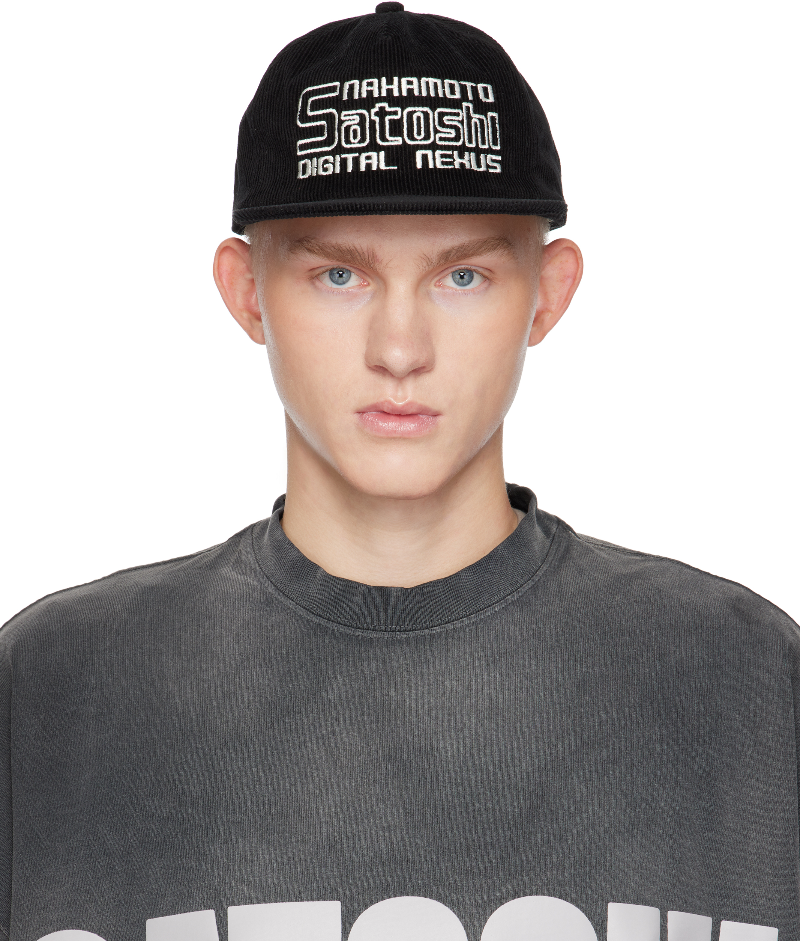 Shop Satoshi Nakamoto Black 'digital Nexus' Cap