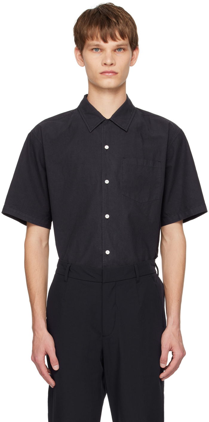 Shop Norse Projects Navy Carsten Shirt In Dark Navy