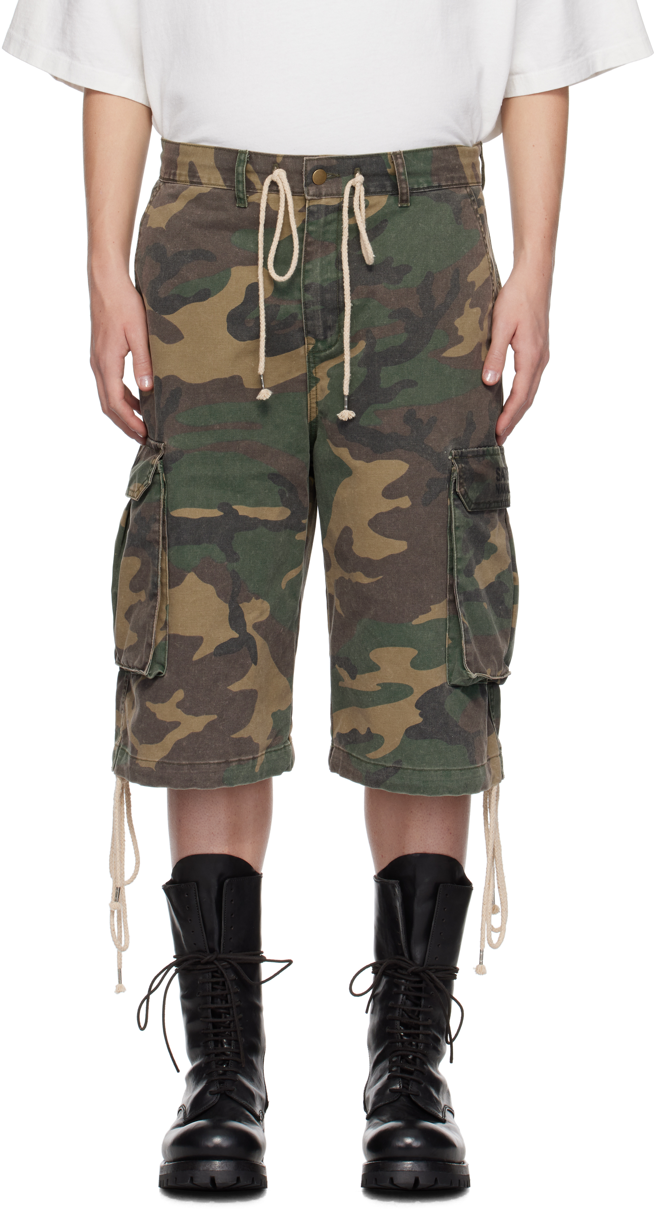 Khaki Camo Board Shorts