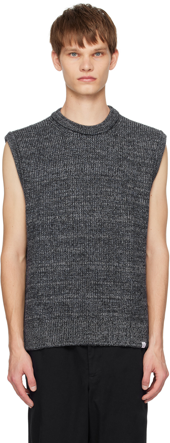 Shop Norse Projects Blue Manfred Vest In Scoria Blue