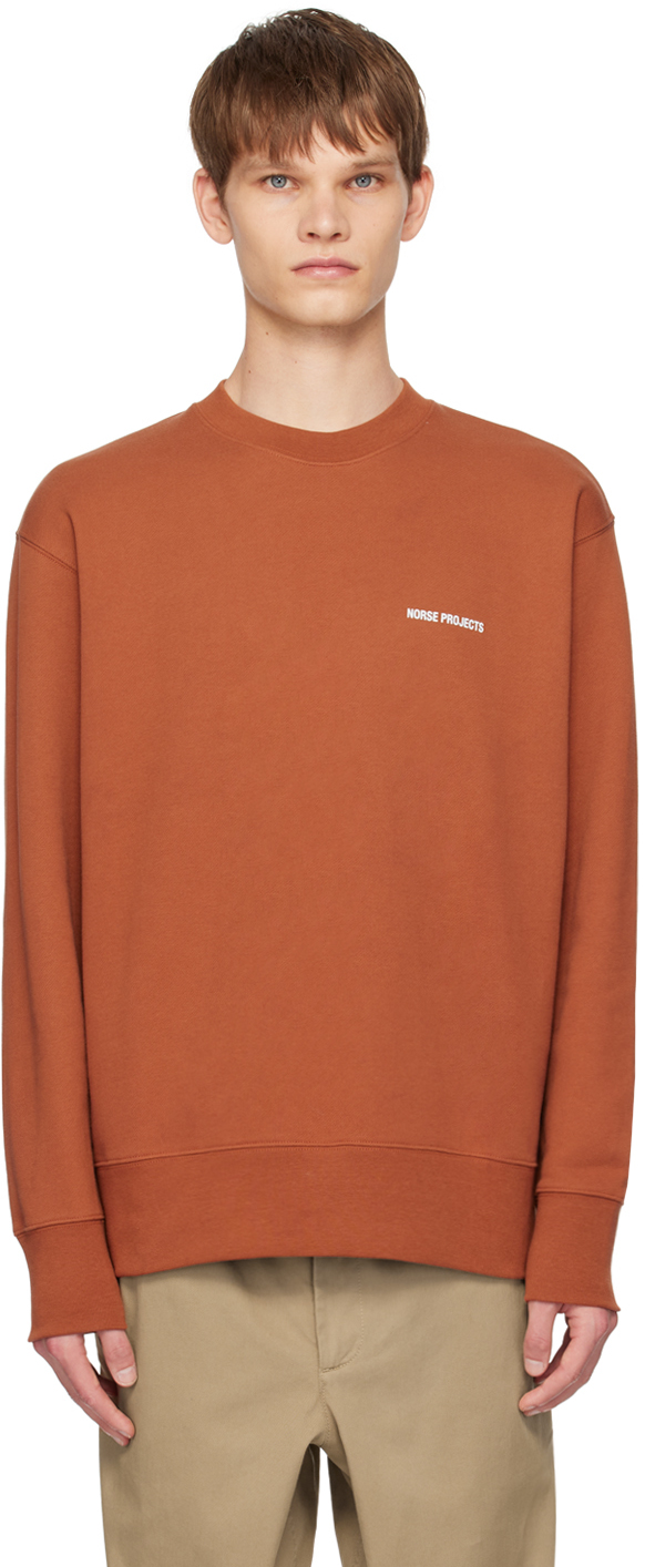 【関税込み】NORSE PROJECTS オレンジ Arne スウェットシャツ NORSE PROJECTSのオレンジ Arne スウェットシャツがセール中